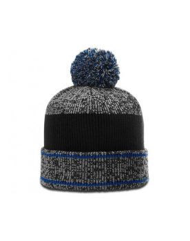 Custom Richardson Heathered Pom Beanies Wholesale - 148