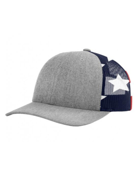 Richardson 112 Printed Mesh Trucker Hats Image 7