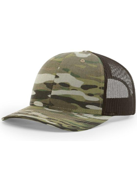 Richardson Rip Stop Multicam Camo Trucker Hats Image 6