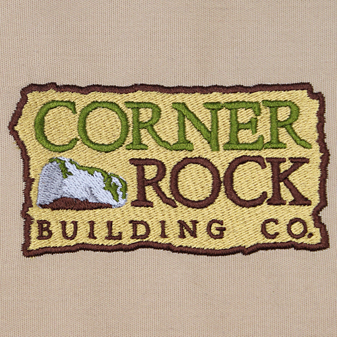Custom Embroidery for Corner Rock Building Co. by Richardson Hats
