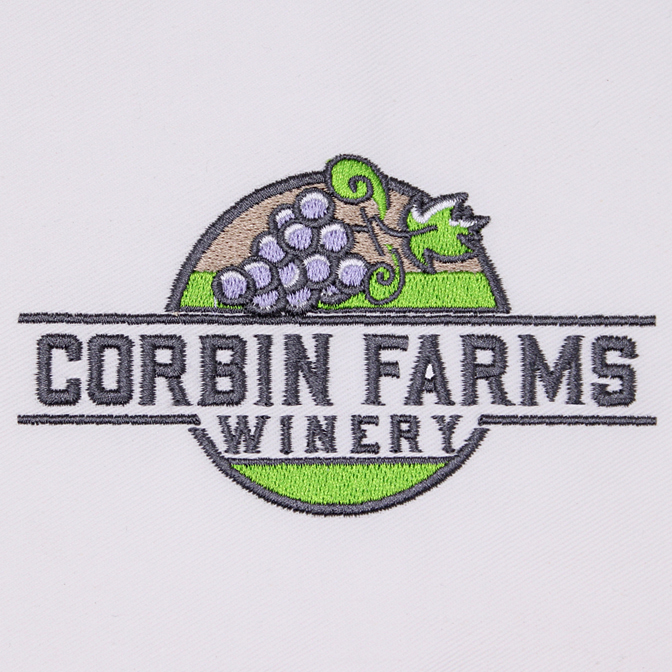 Custom Embroidery for Corbin Farms Winery by Richardson Hats