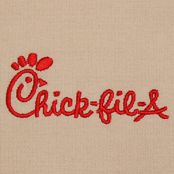 Custom Embroidery for Chick-fil-A by Richardson Hats