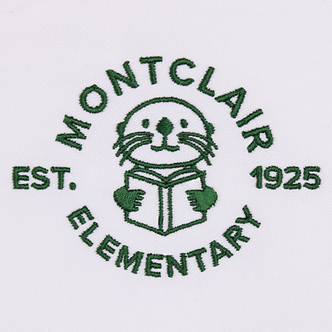 Custom Embroidery for Montclair Elementary Est. 1925 by Richardson Hats