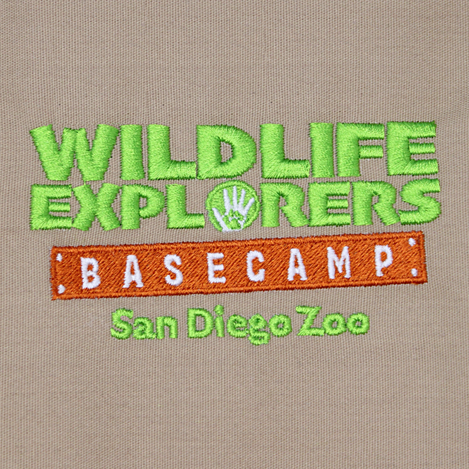 Custom Embroidery for Wildlife Explorers Basecamp San Diego Zoo by Richardson Hats
