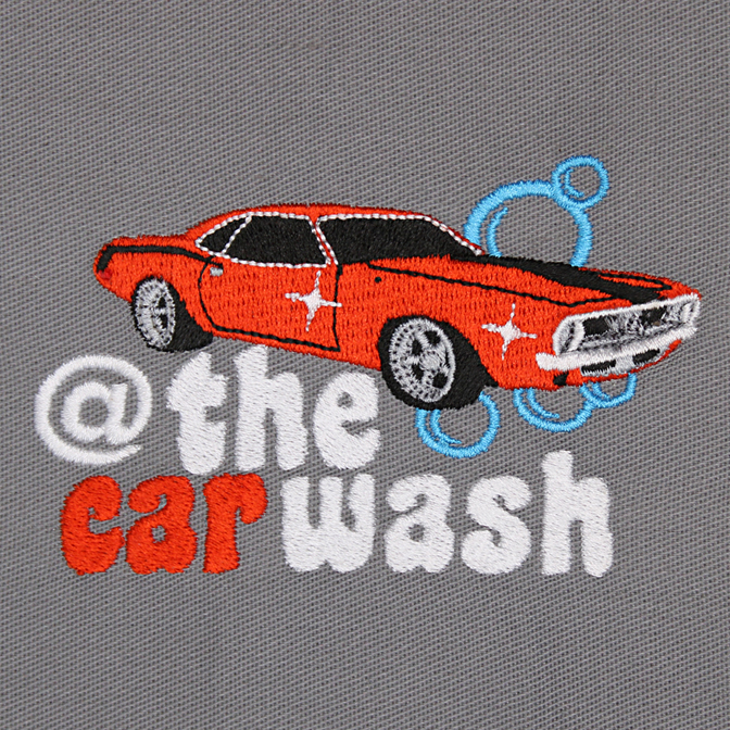 Custom Embroidery for @ the car wash by Richardson Hats