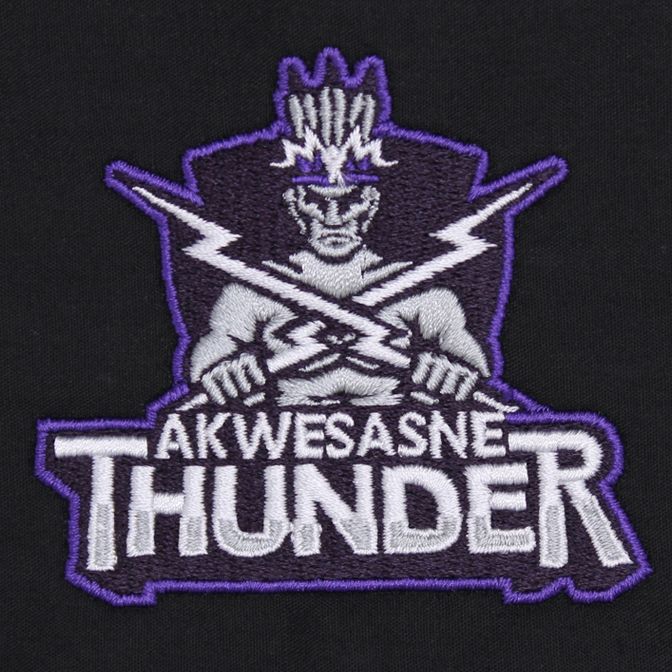 Custom Embroidery for Akwesasne Thunder by Richardson Hats
